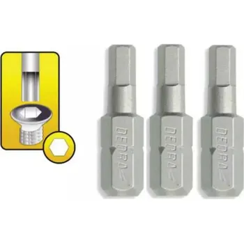 Bit DEDRA-EXIM Šroubovací bity Hex H4x25mm 18A04H40-03
