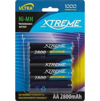 Nabíječka baterií Akumulátor R6 Ni-MH AA 2800mAh XTREME