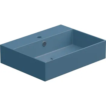 Umyvadlo Zenith BW 60 hranaté, keramické, denim matné, 60x46 cm, ZELAVBW60027