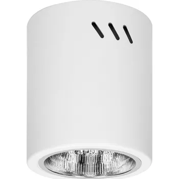 Stropní svítidlo, bílá, E27, 60W, ocel