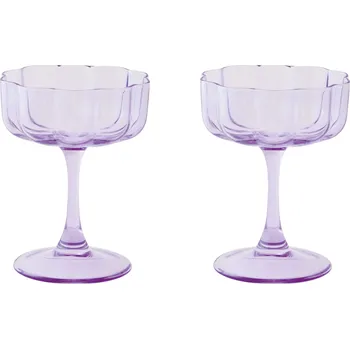 Sklenice Easy Life Sada dvou skleniček na nožce Twist & Match Orange