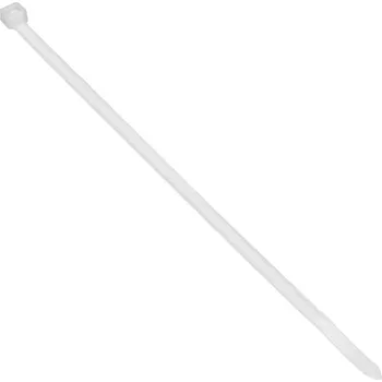 Organizace kabelů Kabelové pásky 300mm 7,5mm, 100ks přírodní barva