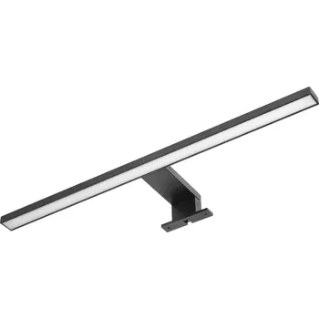 Lampička Černá LED zrcadlová lampa 12W 4000K 50cm