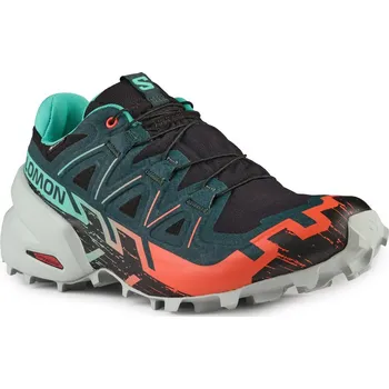 Dámská běžecká obuv Salomon Speedcross 6 GTX W L47584200 - black/electric green/cherry tomato 36