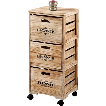 Koupelnový nábytek Kesper Mobilní regál se zásuvkami, kuchyňský organizér na kolečkách