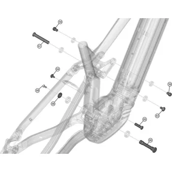 Auto-moto Rockerlink Hardware sada Haibike kompl. sada bez ložiska, Gen5 CX AL