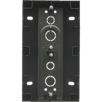 Elektroinstalační krabice Kontakt-Simon Rohová omítková krabice 2-násobná, Simon 54 premium antracit