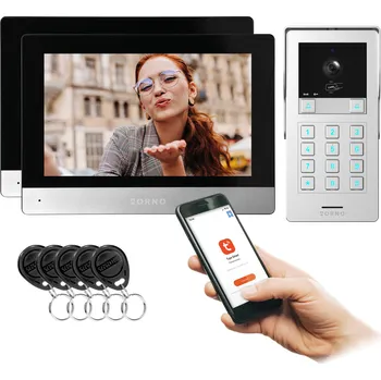 Dvourodinný videovrátný 8" Wi-Fi, kódový zámek