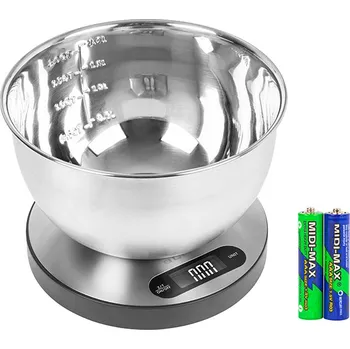 Kuchyňská váha Digitální kuchyňská váha 5kg s miskou 2L
