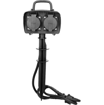 Elektrická zásuvka Zahradní zásuvka se dvěma výstupy IP44