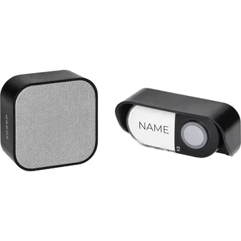 Domovní zvonek Bezdrátový domovní zvonek, 150m, černý