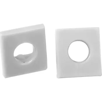 Stavební profil Šedý koncový uzávěr na hliníkový profil