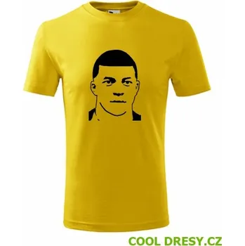 Chlapecké tričko Dětské tričko Mbappe - Barva: žlutá, Velikost 6let