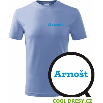 Dětské tričko Arnošt - Barva: nebesky modrá, Velikost 10let