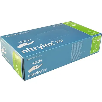 Pracovní rukavice Merida Rukavice nitrilové velikost S, 100 ks / bal. S