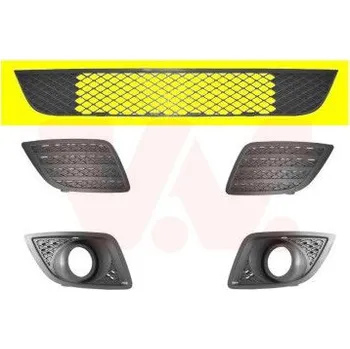 Karosérie Větrací mřížka, nárazník VAN WEZEL 1806590