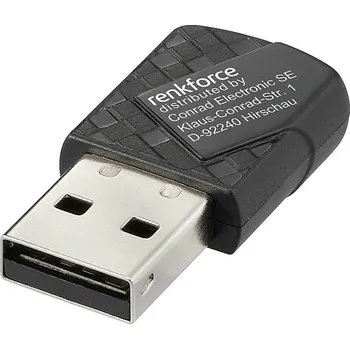 Bluetooth adaptér Renkforce RF-WFBTA-200 Wi-Fi/Bluetooth® adaptér USB 2.0 886 MBit/s