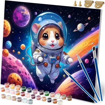 Obraz na malování podle čísel 40x50 cm Massido Astronaut