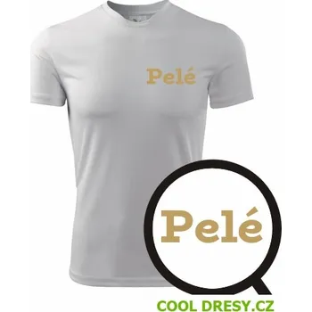 Pánské tričko Tričko Pelé - Barva: bílá, Velikost L