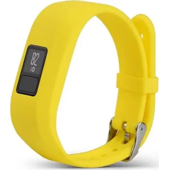 Příslušenství k chytrým hodinkám eses Silikonový řemínek pro Garmin VivoFit Junior 1 a 2, Vívofit 3 - Velikost S, žlutý