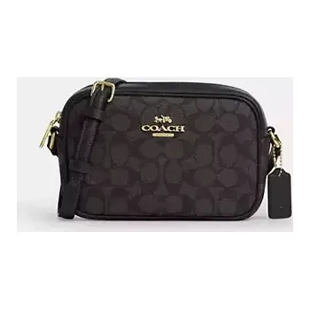 Kabelka COACH dámská malá kabelka Jamie Canvas hnědá