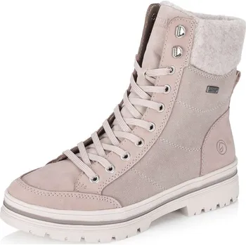 Dámské kozačky Rieker Dámská kotníková obuv REMONTE D2U70-62 béžová W5 43