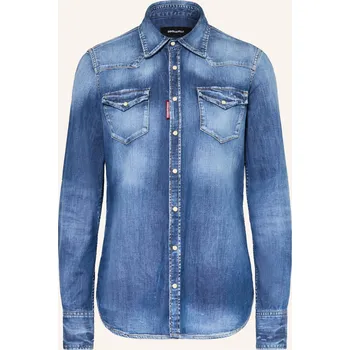 Dámská halenka dsquared2 Dámská Džínová Halenka, modrá, 40