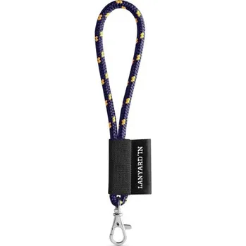 Lanyard NAUTIC Short Set. Standardní modely - Fialová / Žlutá