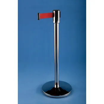 Plotový sloupek Vymezovací sloupek se samonavíjecím pásem 1,8m NEREZ