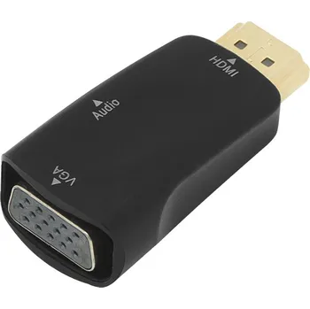 Video redukce HDMI na VGA adaptér s audio výstupem 3.5mm