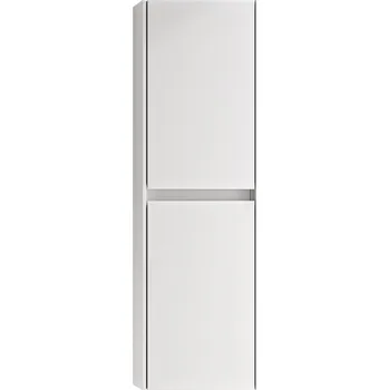 Koupelnový nábytek CERANO - Koupelnová skříňka vysoká Noira - bílá matná - 30x100x15 cm