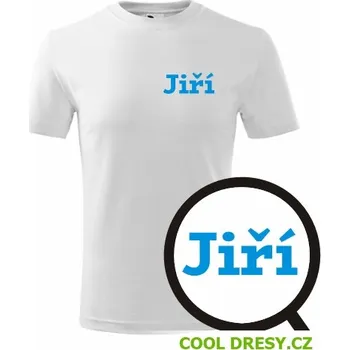 Dětské tričko Jiří - Barva: bílá, Velikost 8let