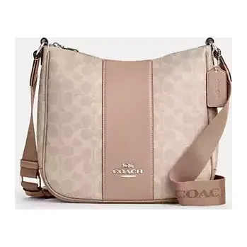 Kabelka COACH dámská kabelka Ellie File světle hnědá