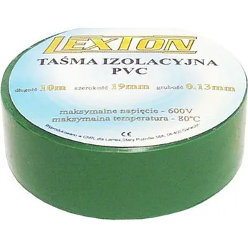 Izolační páska LEXTON Izolační páska 19mm x 10m, zelená LXSC041