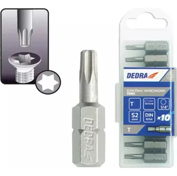 Dílna DEDRA-EXIM Sada bitů Torx T27x25mm 18A03T270-10