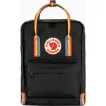 Městský batoh Fjällräven Kanken Rainbow 16 l black/ rainbow pattern