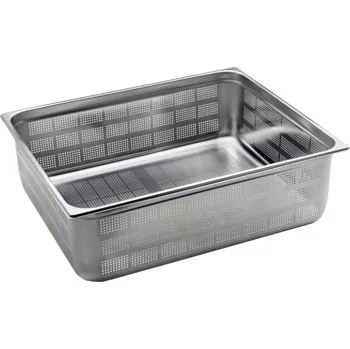 Gastronádoba nerezová děrovaná GN 2/1 650 x 530 mm, hloubka: 200 mm