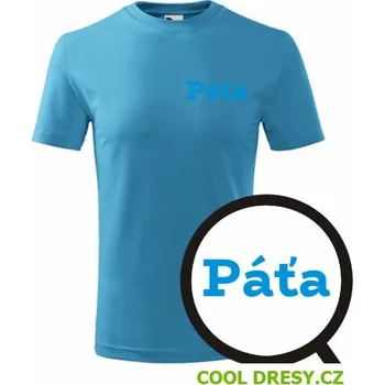 Dětské tričko Páťa - Barva: tyrkysová, Velikost 4roky