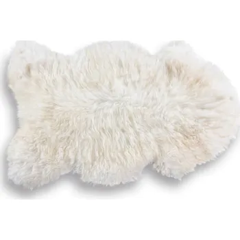 Koberec BabičkaOvečková.cz Pravá BIO ovčí kůže přírodní, Velikost 80 - 90 cm