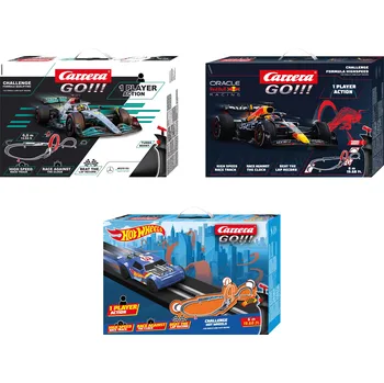 autodráha Carrera GO!!! Challenge Autodráha pro 1 hráče