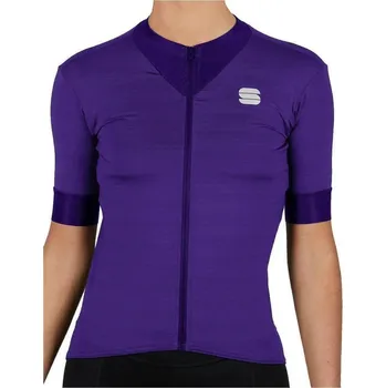 cyklistický dres Dámský cyklistický dres s krátkým rukávem SPORTFUL-Kelly w short sleeve jersey, violet Fialová XS