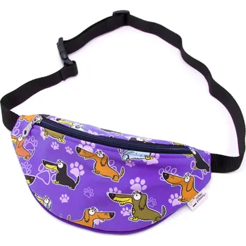 Outdoorové zavazadlo Pískací Potvůrky Ledvinka - jezevčík Vyberte barvu: fialová