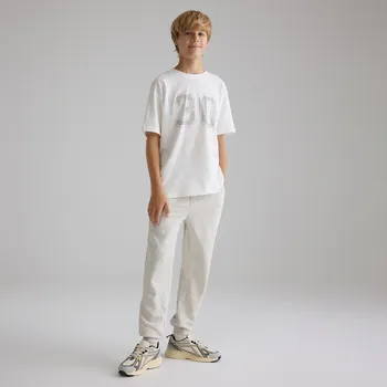 Chlapecké kalhoty Reserved - Bavlněné jogger kalhoty - béžová - 783DO-08M - 783DO-08M-152