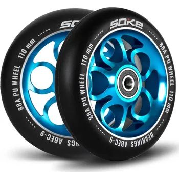 Kolečko k in-line bruslím Kolečka na freestyle koloběžku SOKE 110mm 88A modrá 2ks