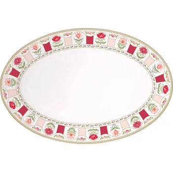 Talíř Easy Life Porcelánový servírovací talíř Flowery