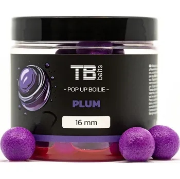 Boilies TB Baits Plovoucí Boilie Pop-Up Plum + NHDC 65 g-16 mm