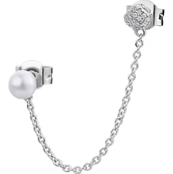 Náušnice Rosato Módní stříbrná single náušnice s perlou Azzurra RZAZ021 + 2 měsíce na vrácení zboží