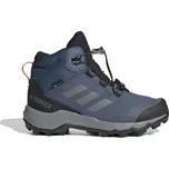 Dětské boty s membránou Adidas Terrex Mid GTX K Velikost bot (EU): 38 2/3 / Barva: tmavě modrá