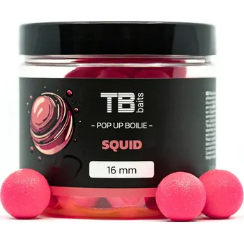 Boilies TB Baits Plovoucí Boilie Pop-Up Squid + NHDC 65 g-16 mm