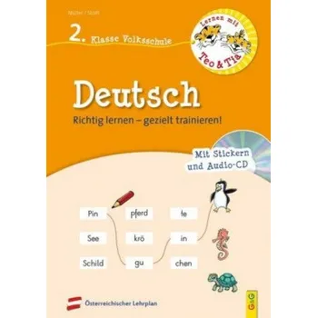 Německý jazyk Lernen mit Teo und Tia Deutsch - 2. Klasse Volksschule mit CD – Verena Müller,Cornelia Seelmann (DE)